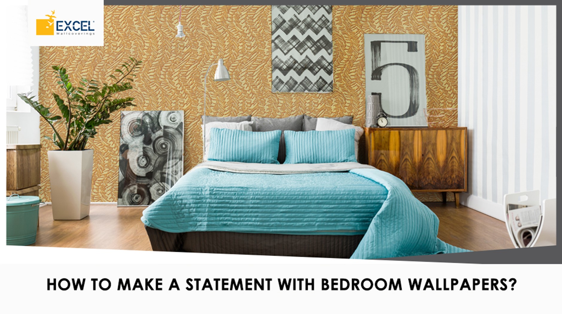 How to make a statement with bedroom wallpapers